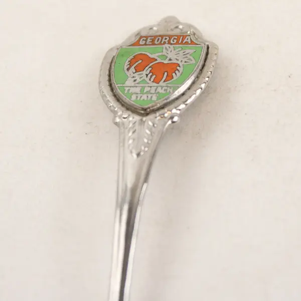 Vintage Georgia The Peach State Souvenir Spoon Collectible