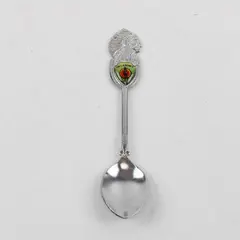 Vintage Oklahoma Souvenir Spoon Indian Chief Figural Handle 5" Collectible