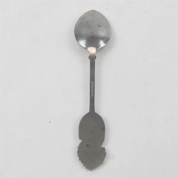 Vintage Oklahoma Souvenir Spoon Indian Chief Figural Handle 5" Collectible
