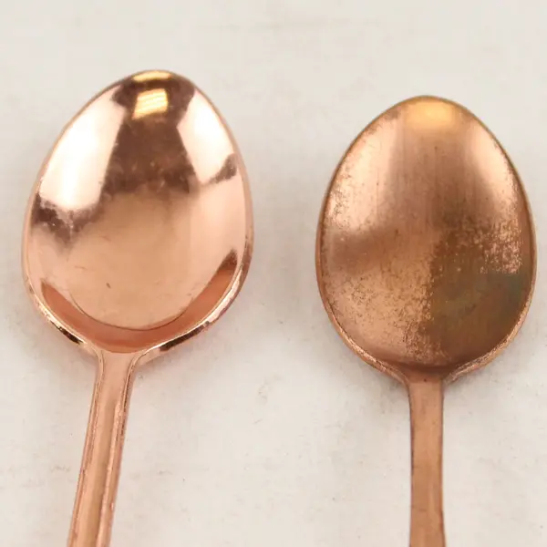 Lot of 2 Vintage Montana Souvenir Enamel Spoons Butte & Big Sky Country