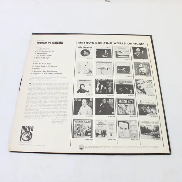 Oscar Peterson 12" Vinyl Record