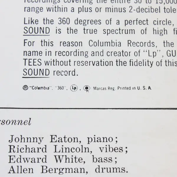 Johnny Eaton Far Out, Near In 12'' Vinyl Record