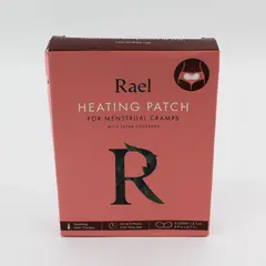 Rael Herbal Heating Patches for Menstrual Cramps 3 Count NIB