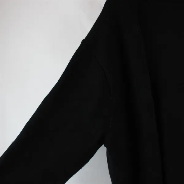 Three Dots Long Black Open-Front Cardigan Women's XL