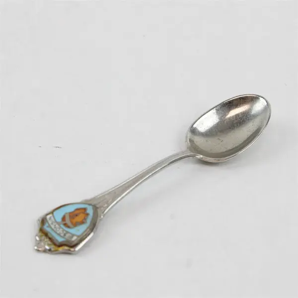 Vintage Wisconsin Enamel Souvenir Spoon Collectible 3 in