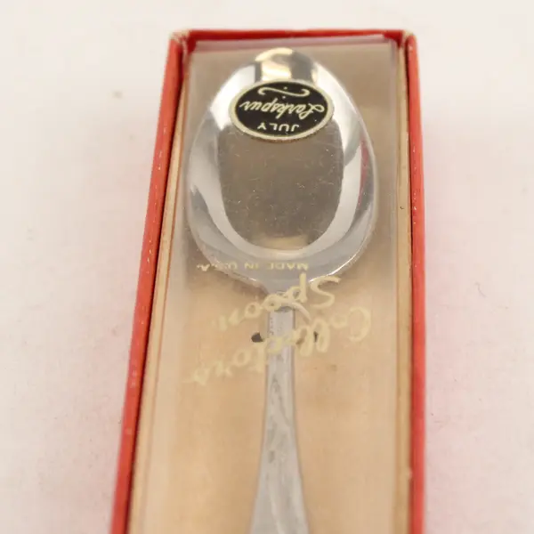 Larkspur Souvenir Spoon Vintage-Style Collectible