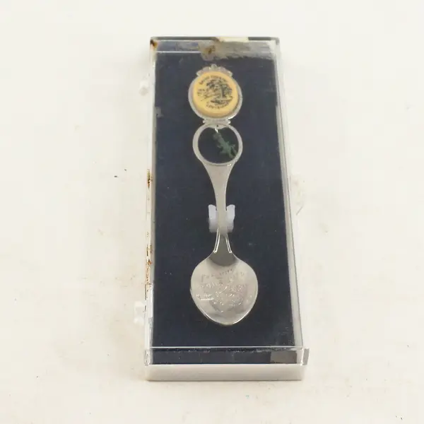 Bayou Country Louisiana Souvenir Spoon Alligator Charm 6in Collectible