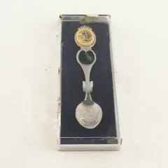 Bayou Country Louisiana Souvenir Spoon Alligator Charm 6in Collectible