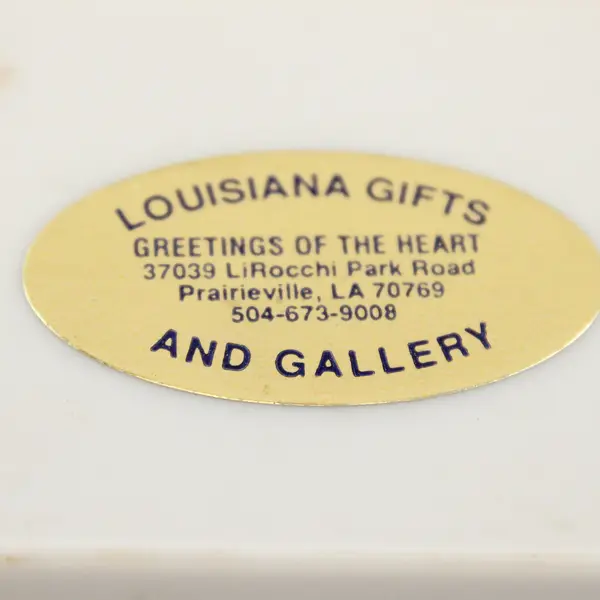 Bayou Country Louisiana Souvenir Spoon Alligator Charm 6in Collectible