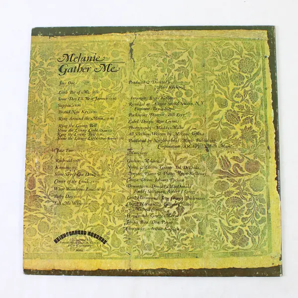 Melanie Gather Me 12" Vinyl Record 