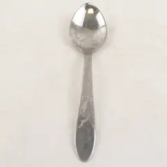 HB Co Solid Stainless Teaspoon Marked "Heather" on Back 4.5in