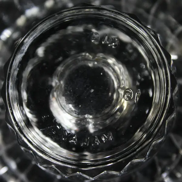 Set of 3 Vintage KIG Pressed Glass 3-in-1 Candle Holders