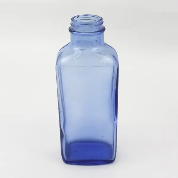 Lot of 4 Vintage Cobalt Blue Bottles