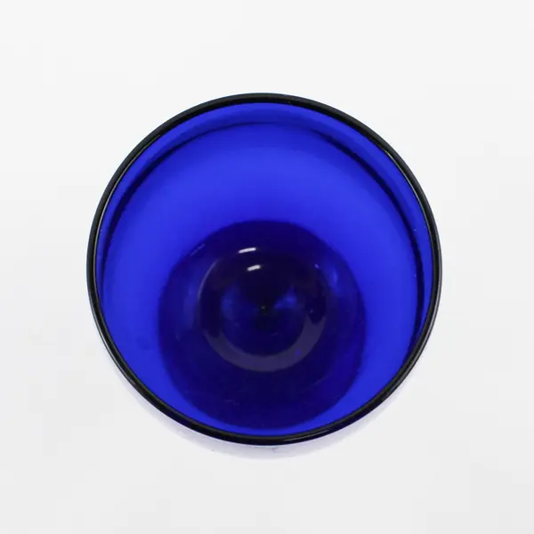 Cobalt Blue Oregon Souvenir Wine Glass With White Starfish