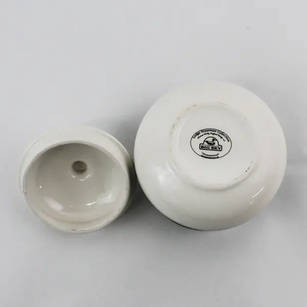 Thomas Norby Big Sky Lodge Homestead Sugar Bowl and Lid 