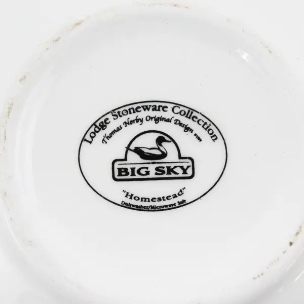 Thomas Norby Big Sky Lodge Homestead Sugar Bowl and Lid 