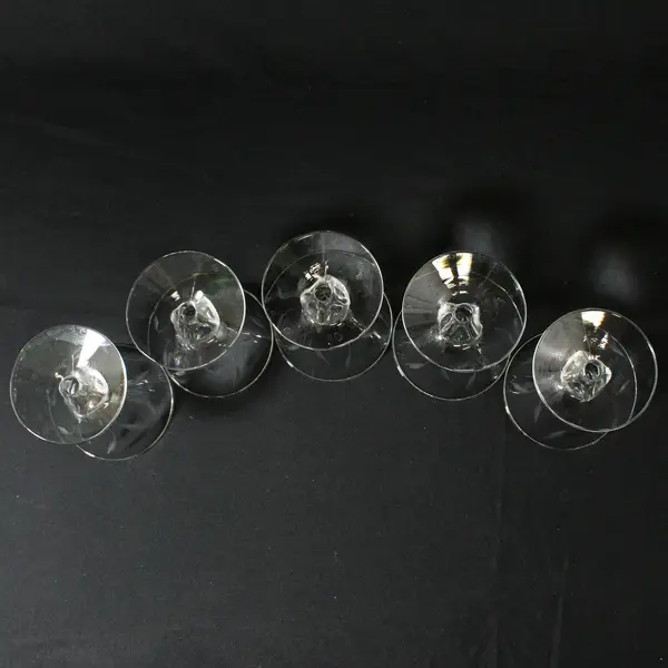 Set of 5 vintage Libbey Simplicity Cocktail glasses 4"
