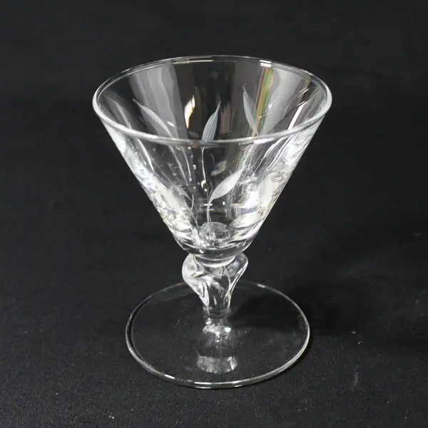 Set of 5 vintage Libbey Simplicity Cocktail glasses 4"