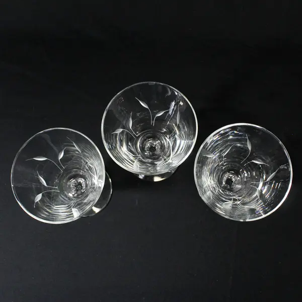 Set of 3 Vintage Libbey Simplicity Water Goblets 5.5"