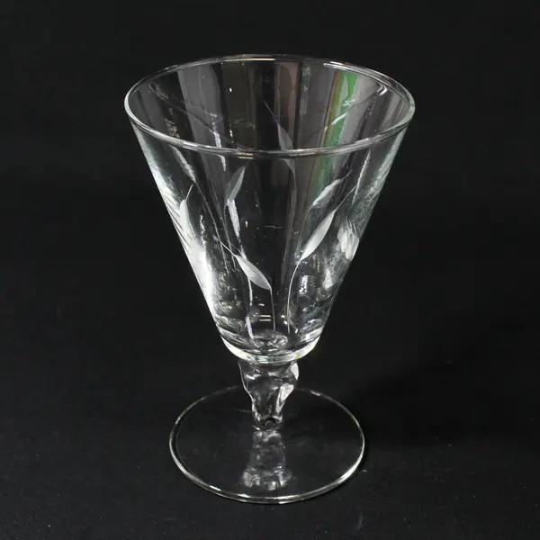 Set of 3 Vintage Libbey Simplicity Water Goblets 5.5"