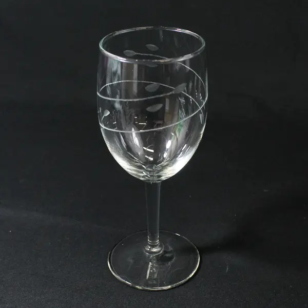 Set of 5 Vintage Libbey Interlude Water Goblets 7"