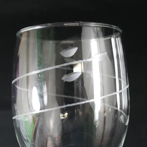 Set of 5 Vintage Libbey Interlude Water Goblets 7"