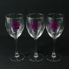 Lot of 3 Hauer Of The Dauen Estate  Dayton Oregon Wine Glasses