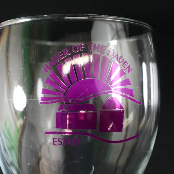 Lot of 3 Hauer Of The Dauen Estate  Dayton Oregon Wine Glasses