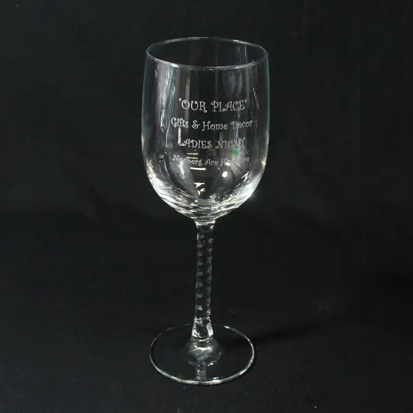 3 Cristal D'Arques Angelique Twisted Stem Wine Glasses Various  Oregon Events