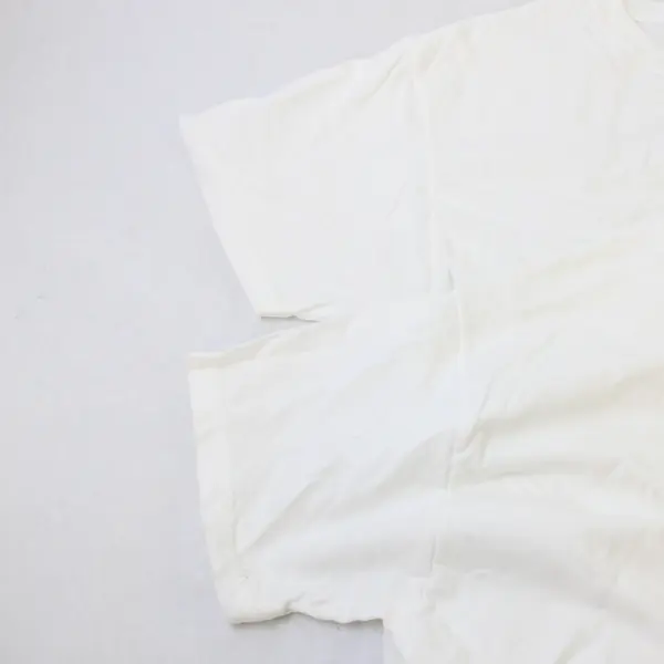 Lot of 2 Hanes Comfort Soft White Crew-Neck Short-Sleeved T-Shirt Men's Medium