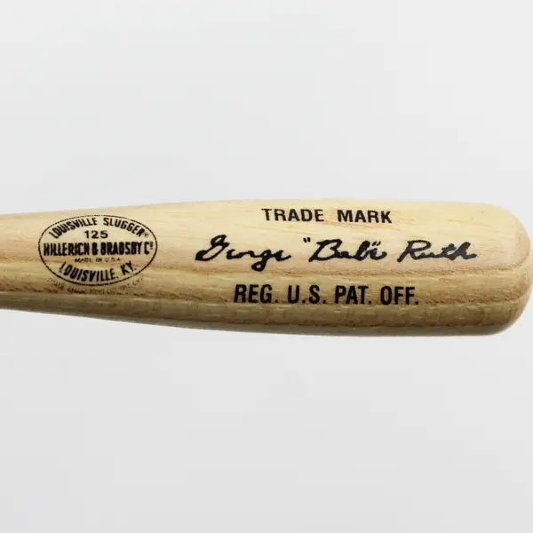 Signature Bats Miniature Babe Ruth Louisville Slugger 125 Bat 4.5"