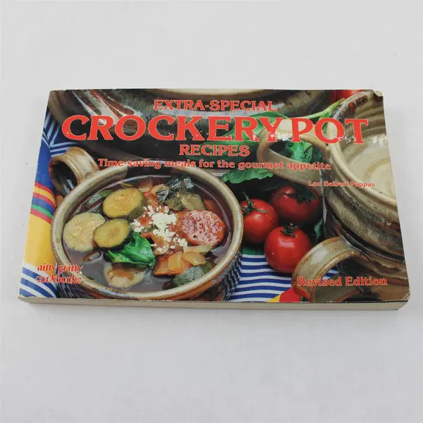 Revised 1989 Extra-Special Crockery Pot Recipes Time Saving Meals Cookbook  VTG 
