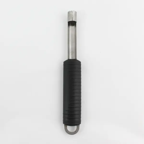ROWOCO Stainless Steel Apple Corer Black Nylon Handle