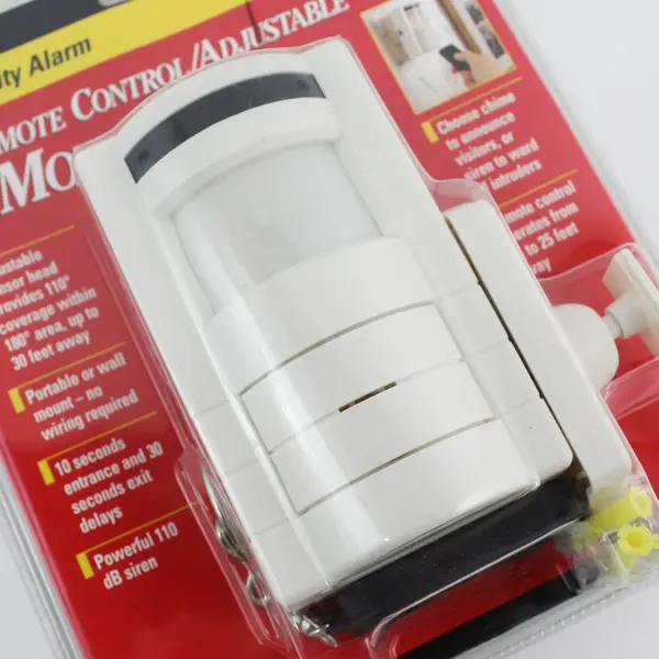 Carlon Remote Control Motion Security Alarm - New