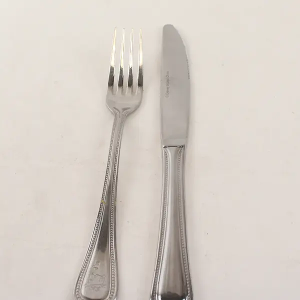 Set of 5 Disney Silverware DIY1 Stainless Steel Fork + Spoon + 3 Dining Knives