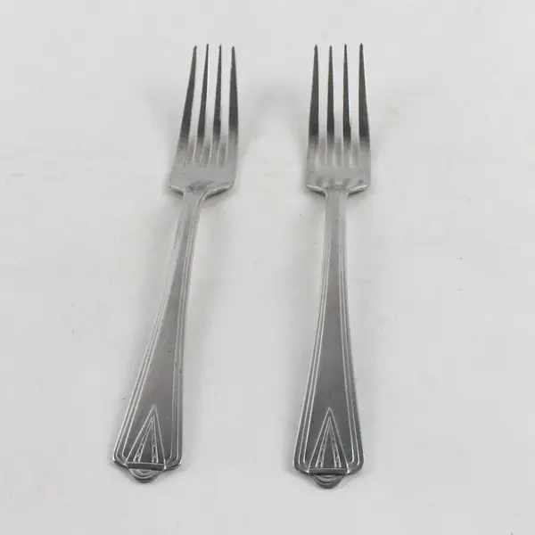 Lot of 2 Diamond Silver Co DSC3 Stainless Steel Forks