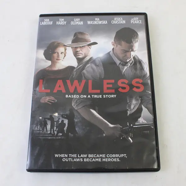 Lawless DVD from 2012 Tom Hardy Shia Labeouf Gary Oldman Guy Pearce
