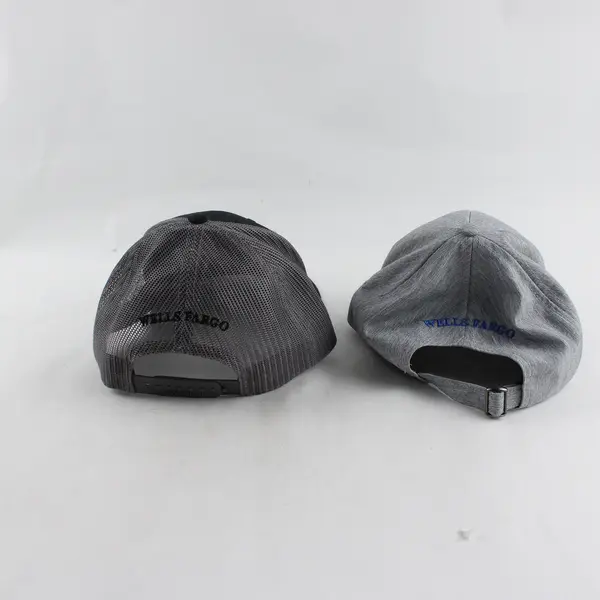 Lot of 2 SYL (Show Your Light) Baseball Caps with Wells Fargo Logo Adjustable