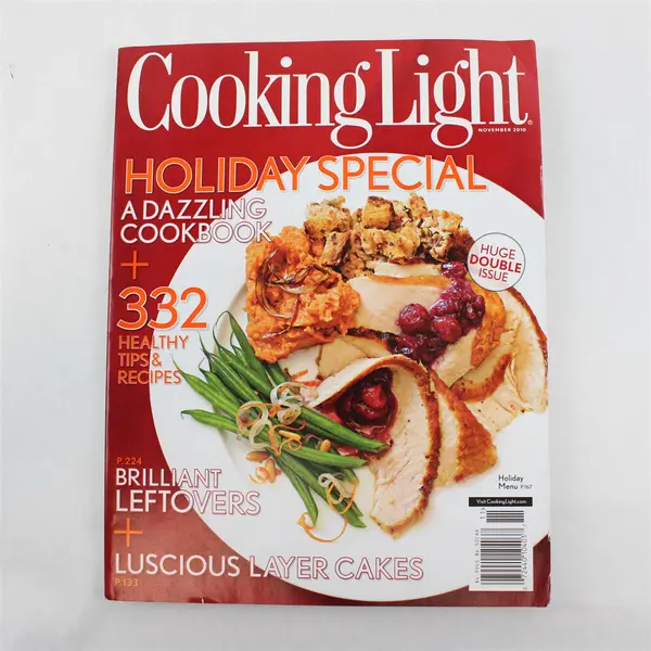 Lot of 7 Cooking Light Magazines Jan/Feb - May July September November 2010