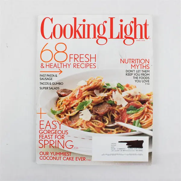 Lot of 7 Cooking Light Magazines Jan/Feb - May July September November 2010