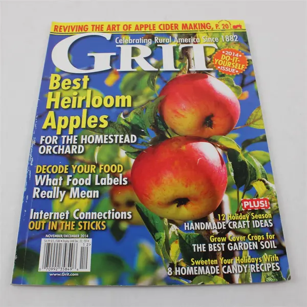 Lot of 4 Grit Magazines Sept/Oct & Nov/Dec 2014 & Mar/April & July/Aug 2015 Good
