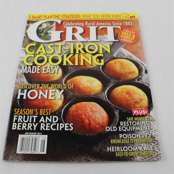 Lot of 4 Grit Magazines Sept/Oct & Nov/Dec 2014 & Mar/April & July/Aug 2015 Good
