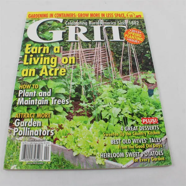 Lot of 4 Grit Magazines Sept/Oct & Nov/Dec 2014 & Mar/April & July/Aug 2015 Good