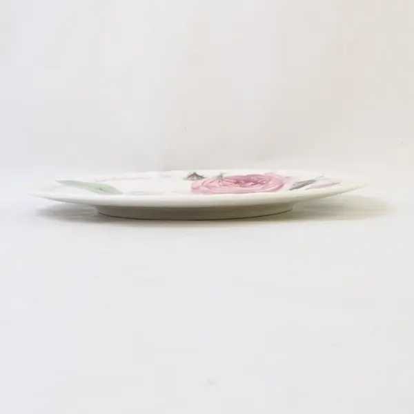 Roy Kirkham Fine Bone China Pink Rose Salad/Dessert Plate 8.25in