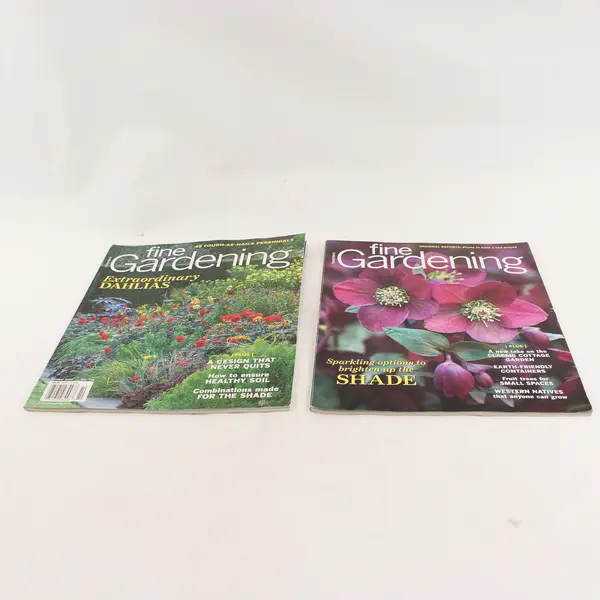 Lot of 2 Fine Gardening Magazines October 2020 & February 2021 Good