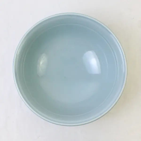 Light Blue Porcelain Bowl 9" Diameter - Good Pre-Owned