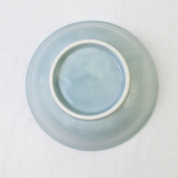 Light Blue Porcelain Bowl 9" Diameter - Good Pre-Owned