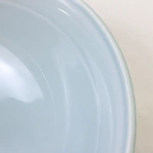 Light Blue Porcelain Bowl 9" Diameter - Good Pre-Owned
