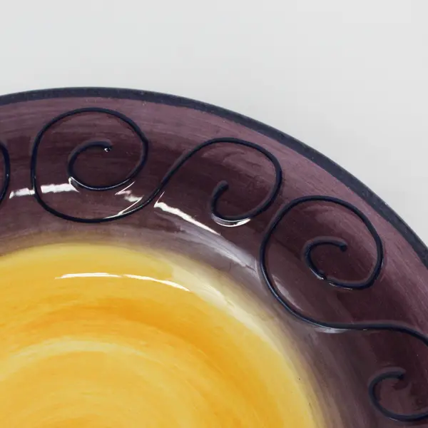 Tabletops Unlimited Fusina Purple Dinner Plate