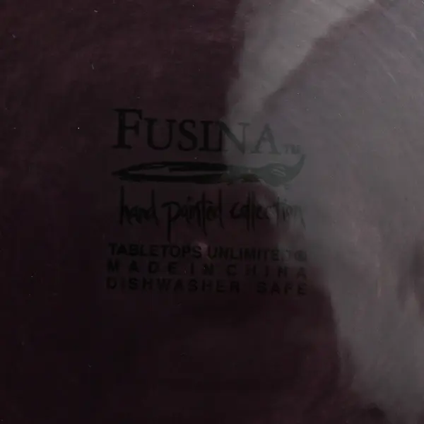 Tabletops Unlimited Fusina Purple Dinner Plate